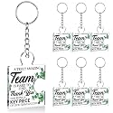 Team Appreciation Gifts Bulk Thank You Keychains for Coworkers