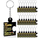 Team Appreciation Gifts Bulk Thank You Keychains for Coworkers