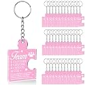 Team Appreciation Gifts Bulk Thank You Keychains for Coworkers