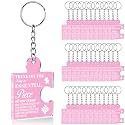 Team Appreciation Gifts Bulk Thank You Keychains for Coworkers