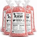 Team Dog Raw Chicken for Dogs, 15 lbs - 3 x 5lb Frozen Dog Food Roll | High Protein, Flash-Frozen, Bone-in Raw Dog Food, Adults 1+ | Whole Carcass (Ground & Tubed) | USA Sourced & Made, No Additives