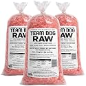 Team Dog Raw Frozen Dog Food | 65% Beef Muscle, Organ Meats, Herring &amp; Green Tripe for Dogs | All Natural Grain Free Dog Food for Optimal Health, Digestion &amp; Coat | 15 x 1 LB Rolls