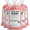 Team Dog Raw Frozen Dog Food | 65% Beef Muscle, Organ Meats, Herring &amp; Green Tripe for Dogs | All Natural Grain Free Dog Food for Optimal Health, Digestion &amp; Coat | 6 x 5lb Rolls