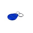 Team Office Proximity RFID Keyfob, Keychain Cards for Attendance and Access Control (Blue) (25)
