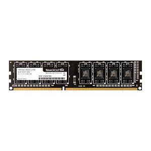 teamgroup elite 4gb single 1600mhz pc3-12800 cl11 unbuffered non-ecc 15v udimm 240 pin pc computer desktop memory module ram upgrade