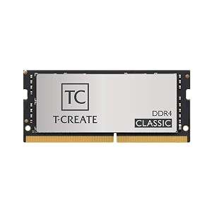teamgroup t-create classic ddr4 sodimm 16gb 3200mhzpc4- 25600 260 pin cl22 laptop memory module ram - ttccd416g3200hc22-s01