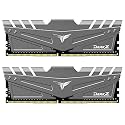 TEAMGROUP T-Force Dark Z DDR4 32GB Kit (2 x 16GB) 3200MHz (PC4-25600) CL 16 288-Pin SDRAM Desktop Gaming Memory Module Ram - Gray - TDZGD432G3200HC16CDC01
