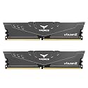 TEAMGROUP T-Force Vulcan Z DDR4 16GB Kit (2x8GB) 3200MHz (PC4-25600) CL18 Desktop Memory Module Ram (Gray) - TLZGD416G3200HC16FDC01