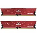 TEAMGROUP T-Force Vulcan Z DDR4 16GB Kit (2 x 8GB) 2666MHz (PC4 21300) CL18 Desktop Memory Module Ram - Red - TLZRD416G2666HC18HDC01