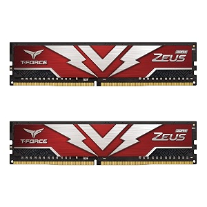teamgroup t-force zeus ddr4 32gb 2x16gb 2666mhz pc4-21300 cl19 desktop memory module ram - ttzd432g2666hc19dc01