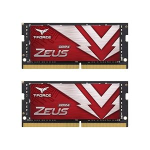 teamgroup t-force zeus ddr4 sodimm 32gb 2x16gb 3200mhz pc4-25600 260 pin cl22 laptop memory module ram - ttzd432g3200hc22dc-s01