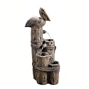Teamson Home Nautical 3 Tiered Floor Waterfall Fountain