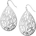 Humble Chic NY Teardrop Dangle Earrings for Women - Filigree Earrings