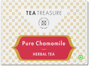 teatreasure pure chamomile herbal tea- 40 pyramid tea bags chamomile herbal tea box 50 bags