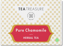 TeaTreasure Pure Chamomile Herbal Tea- 40 Pyramid Tea Bags Chamomile Herbal Tea Box (50 Bags)
