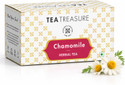 TeaTreasure Pure Chamomile Plain, Chamomile Herbal Tea Box (25 Bags)