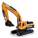 TEC TAVAKKAL Construction Crawler Crane Toy for Kids 360° Rotating Cranes Truck with Liftable Arm &amp; Movable Hook, Push &amp; Go Construction Vehicle, Durable ABS Crane Toy (4)