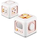 TEC TAVAKKAL Montessori 6 in 1 Baby Sensory Toys for Kids - Educational Learning Shape Sorter Activity Stackable Blocks - Interactive Fine Motor Skill Development 1 Peice (Pink)