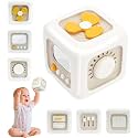 TEC TAVAKKAL Montessori Toys 6 in 1 Baby Sensory Toy for Kids Educational Learning Shape Sorter Activity Stacking Toys Baby Shape Sorting Toys Interactive Toy Fine Motor Skill Developmental