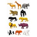 TEC TAVAKKAL Wild Animal Toys Large Rubber