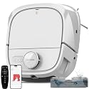 TECBOT Robot Vacuum and Mop (M1 Pro) - LiDAR Robotic Vacuums Cleaner for Home with Pet Hair, Carpet, Hardwood Floors, Auto Smart Mopping, Self Cleaning, Avoids Obstacles, Voice Control, White