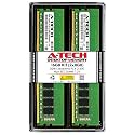 A-Tech 16GB (2x8GB) DDR4 2666 MHz UDIMM PC4-21300 (PC4-2666V) CL19 DIMM Non-ECC Desktop RAM Memory Modules