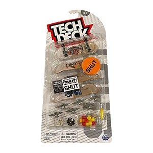 tech deck deluxe sk8shop 4 pack mini skateboard fingerboard multi shut