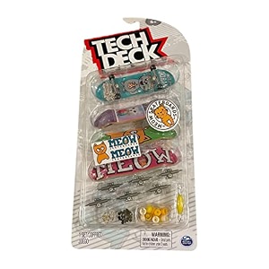 tech deck deluxe sk8shop 4 pack mini skateboard fingerboard multi shut