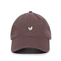 Tech Design Chicken Embroidered Baseball Cap Cotton Adjustable Dad Hat