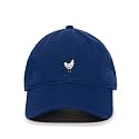 Tech Design Chicken Embroidered Baseball Cap Cotton Adjustable Dad Hat