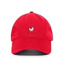 Tech Design Chicken Embroidered Baseball Cap Cotton Adjustable Dad Hat