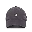 Tech Design Chicken Embroidered Baseball Cap Cotton Adjustable Dad Hat