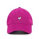 Tech Design Chicken Embroidered Baseball Cap Cotton Adjustable Dad Hat