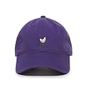 Tech Design Chicken Embroidered Baseball Cap Cotton Adjustable Dad Hat