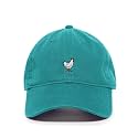 Tech Design Chicken Embroidered Baseball Cap Cotton Adjustable Dad Hat