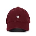 Tech Design Chicken Embroidered Baseball Cap Cotton Adjustable Dad Hat