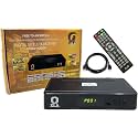 Tech-lobby DD Free Dish DTH MPEG4 HD Set Top Box for 120+ Free TV Channels with Recording Feature.