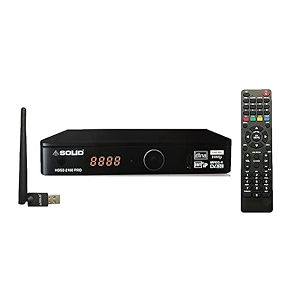 solid 2100 pro with usb anteena full hd dvb-s2 1 r set-top box with dlna is available to mirror with mobile and wifi supportblack