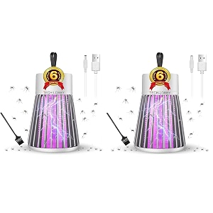 tech-lobby pack of 2 new combo eco friendly electronic led mosquito killer machine trap lamp theory screen protector mosquito killer lamp for house ome usb powered electronic
