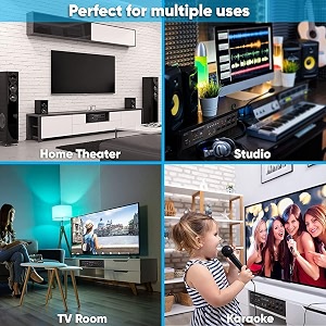 tech-lobby sterio sound amplifier with 1 mic karaoke usbauxmicbluthoothav2rc-build in bluthooth with 4440 double ic circuit power av amplifiers perfect for home and outdoor function