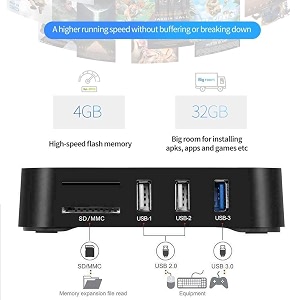 v88 android 10  4gb ram 32gb rom  dual wifi 245 ghz  h616 processor  4k android mini pc box