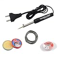 4 in 1 Electric Soldering Iron Kit with 8W Welding Stick | WICK | Flux | Solder Wire for DIY/Crafts