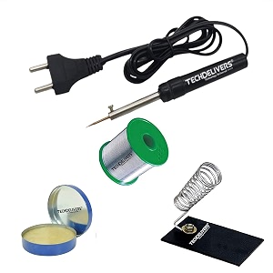 8w soldering iron kit  soldering wire reel  soldering paste  stand 8watt simple pointed tip
