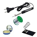 8W Soldering Iron Kit | Soldering Wire Reel | Soldering Paste | Stand 8Watt Simple (Pointed Tip)