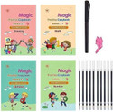 TECHEMPIRE Magic Practice Copy Book for Children Tracing Book Kids Education Learning Books (Multicolor)
