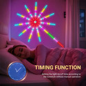 TECHGEAR 165 LEDs 10 m Multicolor, Red Flickering Strip Rice Lights (Pack of 1)