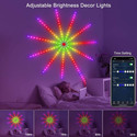TECHGEAR 165 LEDs 10 m Multicolor, Gold Flickering Strip Rice Lights (Pack of 1)