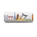 Pvc 7 Wonder Ac Self-Adhesive Sticker Split Ac Stickers For Wall Air Conditioner Sticker Multi Colored, 24 Cm