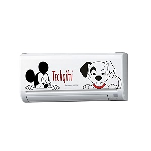ac sticker fridge sticker wall sticker split ac stickers air conditioner sticker - standard size fit for all modelssizesbrands vinyl multicolor39
