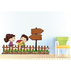 animated couple baby room decor wall sticker for living room bed room kide room